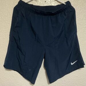 Nike Men's Dark Blue Athletic Shorts